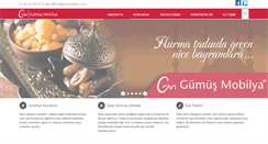 Desktop Screenshot of gumusmobilya.com.tr