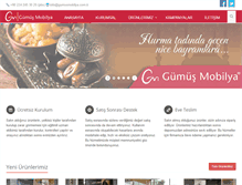 Tablet Screenshot of gumusmobilya.com.tr